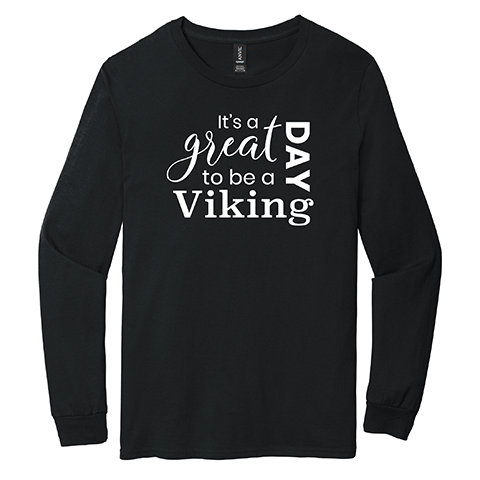 #11 It's a Great Day Unisex Combed Ring Spun Cotton Long Sleeve T-shirt