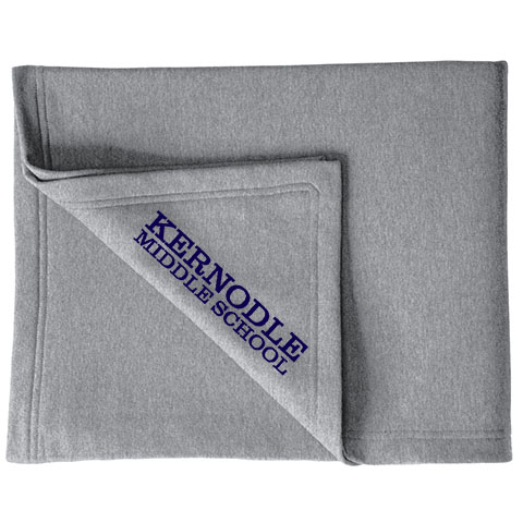 #23 Blanket with Kernodle Middle School Logo
