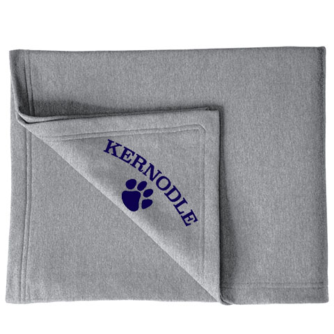 #21 Blanket with Kernodle Paw Logo