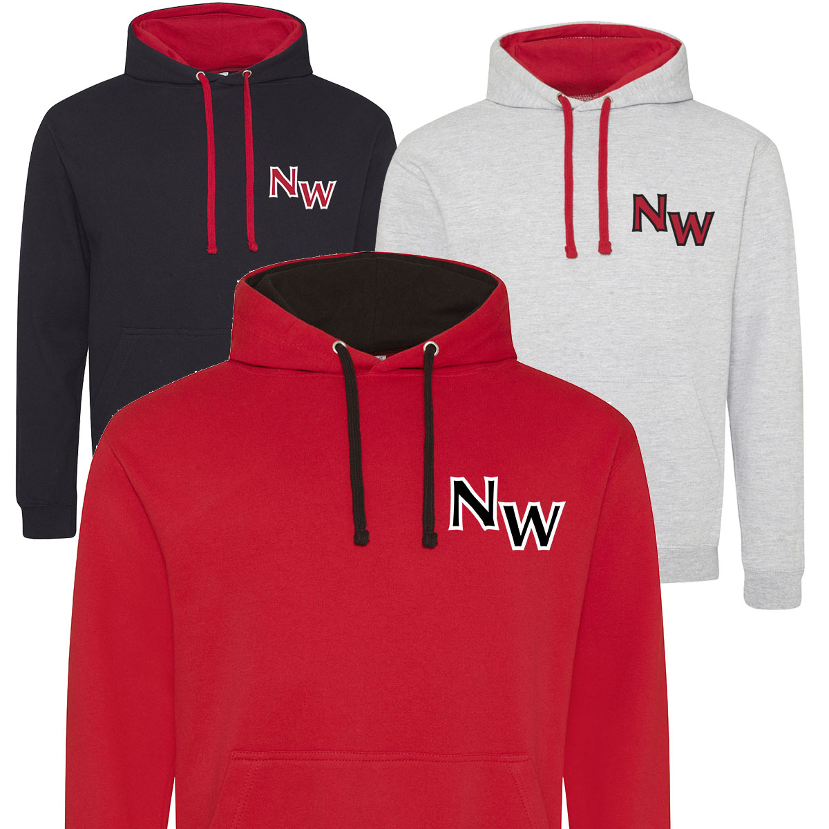 #001 NW Contrast Hoodie