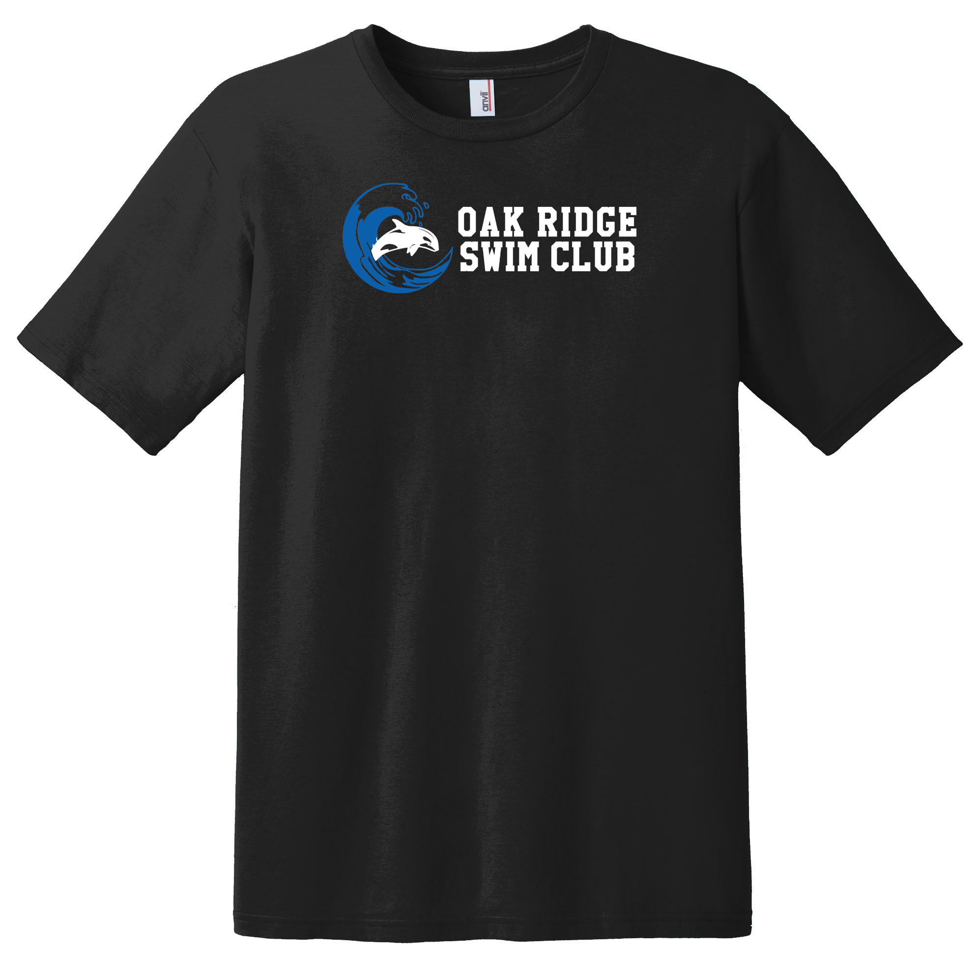 10 Soft Style T-shirt with Oak Ridge Swim Club Logo - Youth, Ladies & Unisex