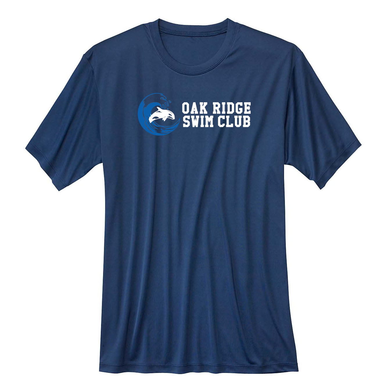 12 Wicking T-shirt with Oak Ridge Swim Club Logo - Youth, Ladies & Unisex