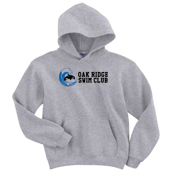 14 Hoodie with Oak Ridge Swim Club Logo - Youth