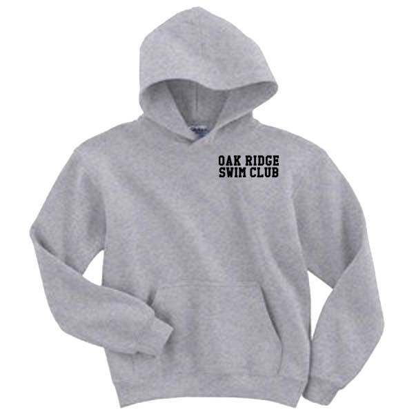 24 Hoodie with Oak Ridge Swim Club Simple Logo - Youth