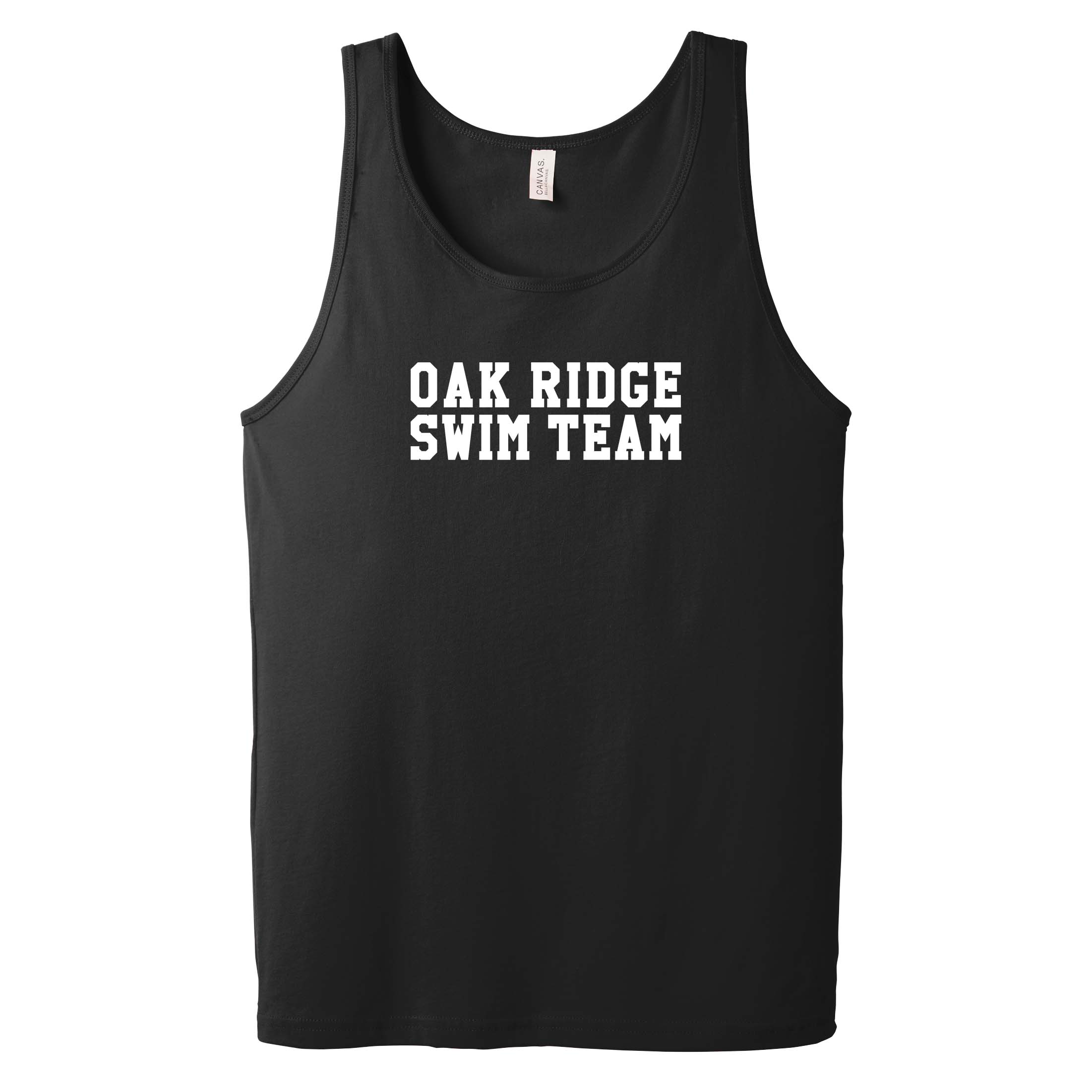 16 Unisex Jersey Tank with Swim Team Simple Logo - Youth and Unisex
