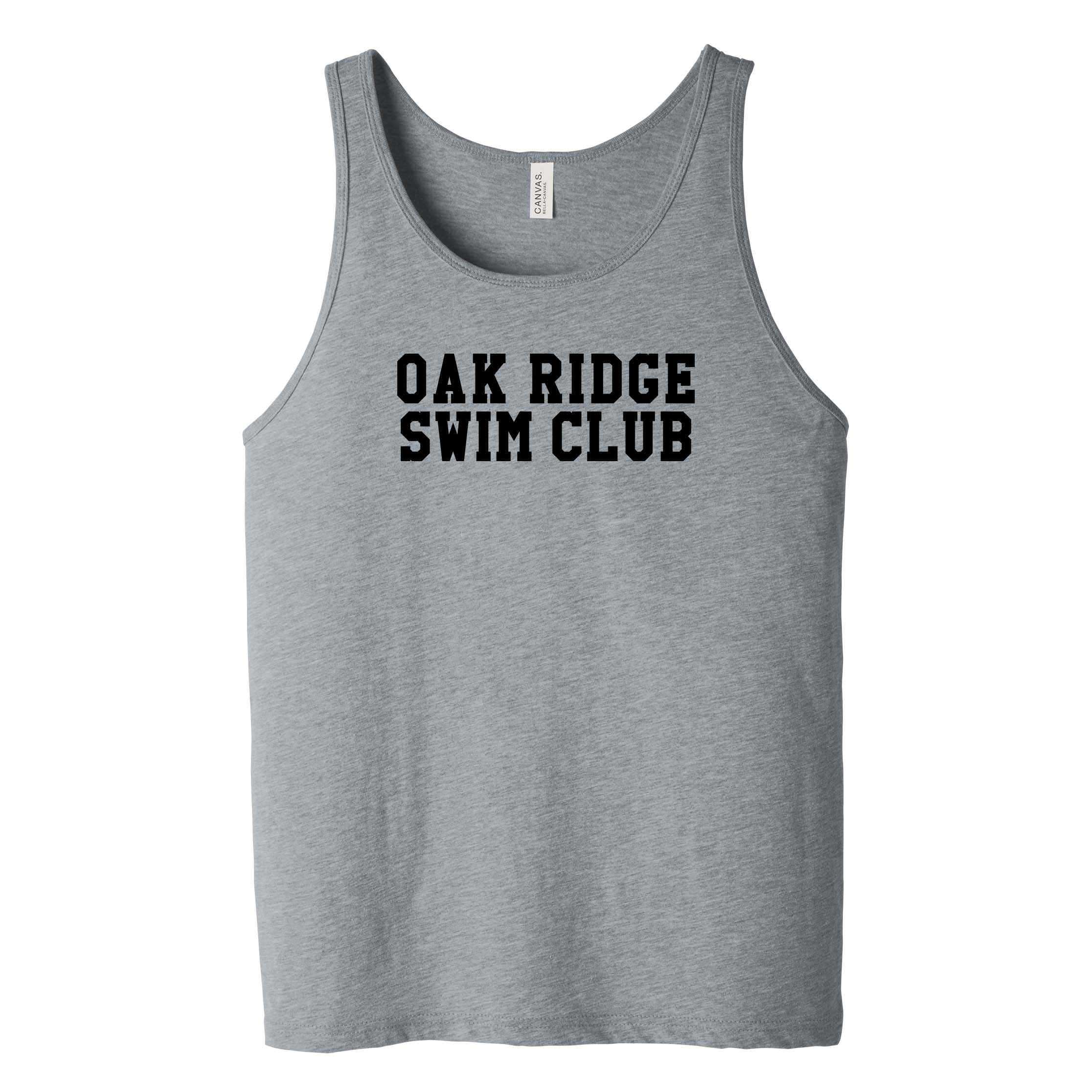 21 Unisex Jersey Tank with Swim Club Simple Logo - Youth and Unisex