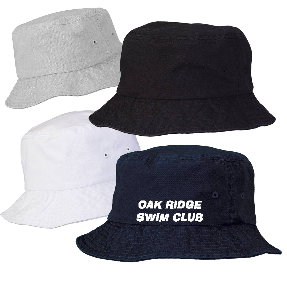 43 Bucket Hats with Swim Club Logo