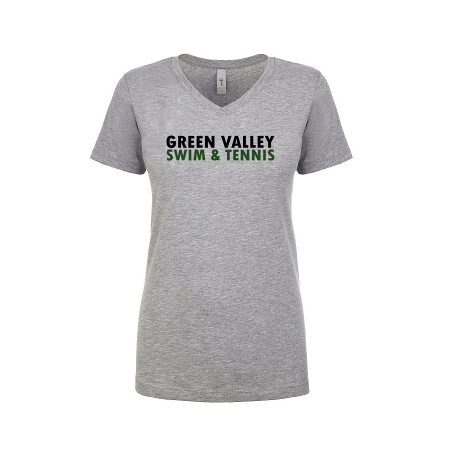 07b Simple Logo - V-Neck T-Shirt