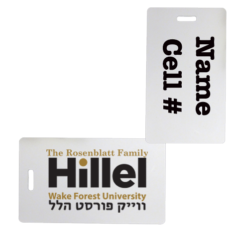 21A Luggage Tag with Hebrew