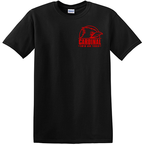 #05A Short Sleeve T-shirt - Cardinal Logo - Front Left Chest