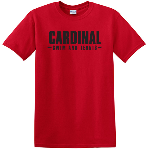 #06A Short Sleeve T-shirt - Logo - Wording only - Full Front Chest