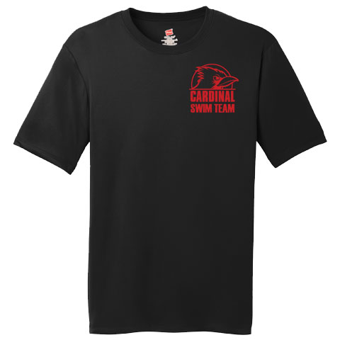#01B Wicking shirt - Swim Team Logo