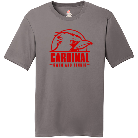#04B Wicking shirt - Cardinal Logo - Full Front Chest