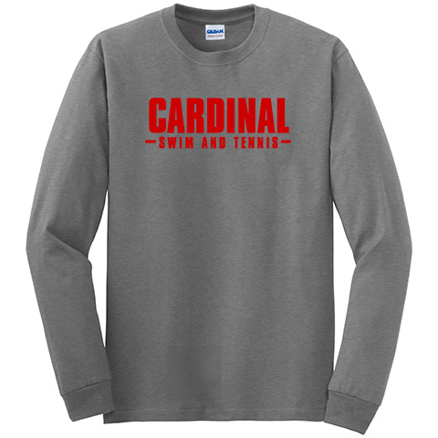 #06C Long Sleeve T-shirt - Logo - Wording only - Full Front Chest