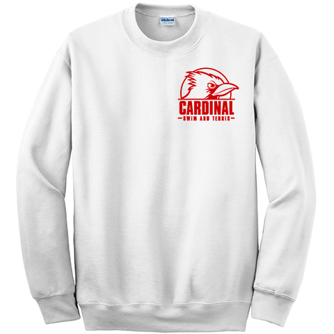 #05D Crew Sweatshirt - Cardinal Logo - Front Left Chest