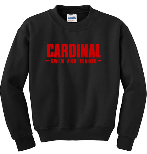 #06D Crew Sweatshirt - Logo - Wording only - Full Front Chest