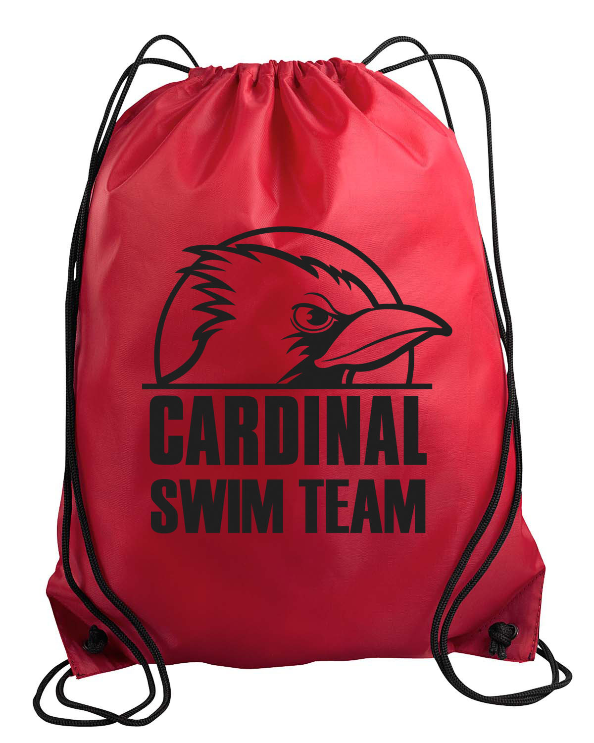 #01G Drawstring Bag - with Swim Team Logo