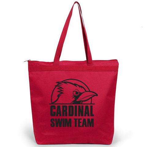 #01J Large Tote with Swim Team Logo