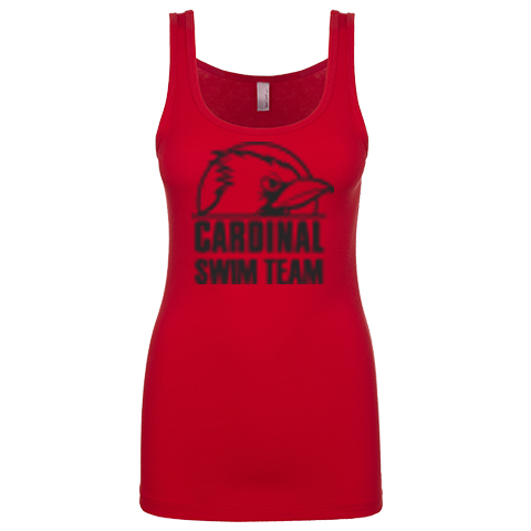 #02B+ Tank (Unisex or Ladies Cut) - Swim Team Logo across chest