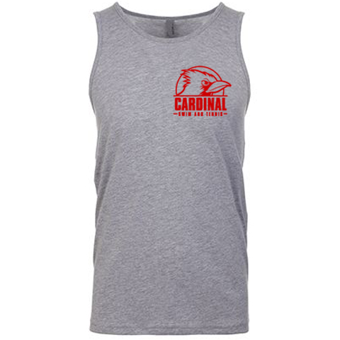 #05B+ Tank (Unisex or Ladies Cut) - Cardinal Logo - Front Left Chest