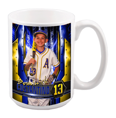 ITEM O - 11 OZ. DESIGNER COFFEE MUG