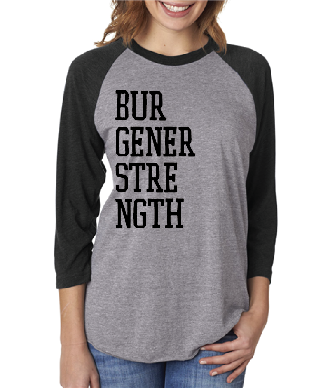 (f) Unisex Barbell tee