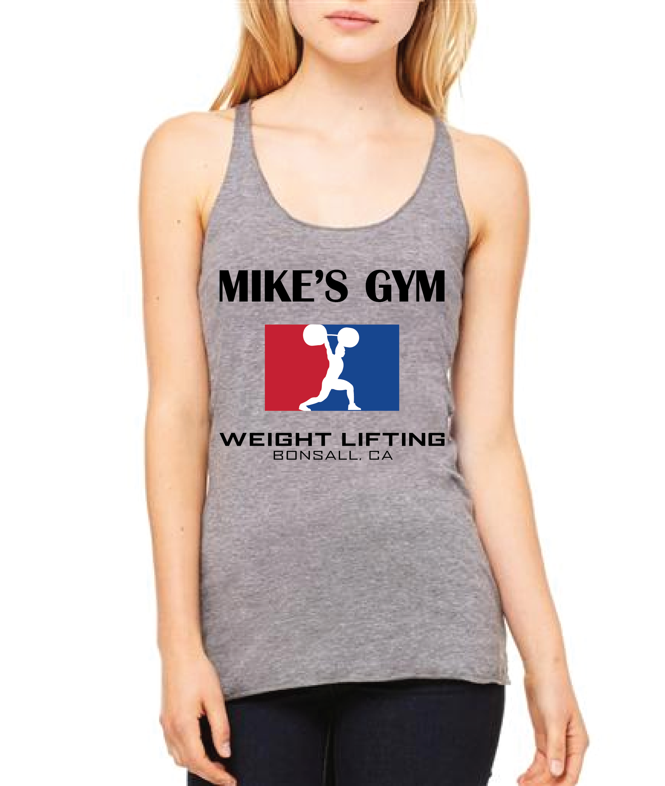 (d3) Womens MLB Tank: Grey