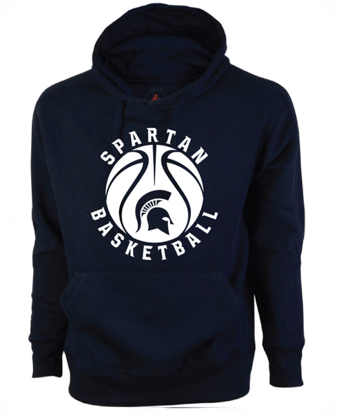 09.  Hooded Sweatshirts - Basketball logo