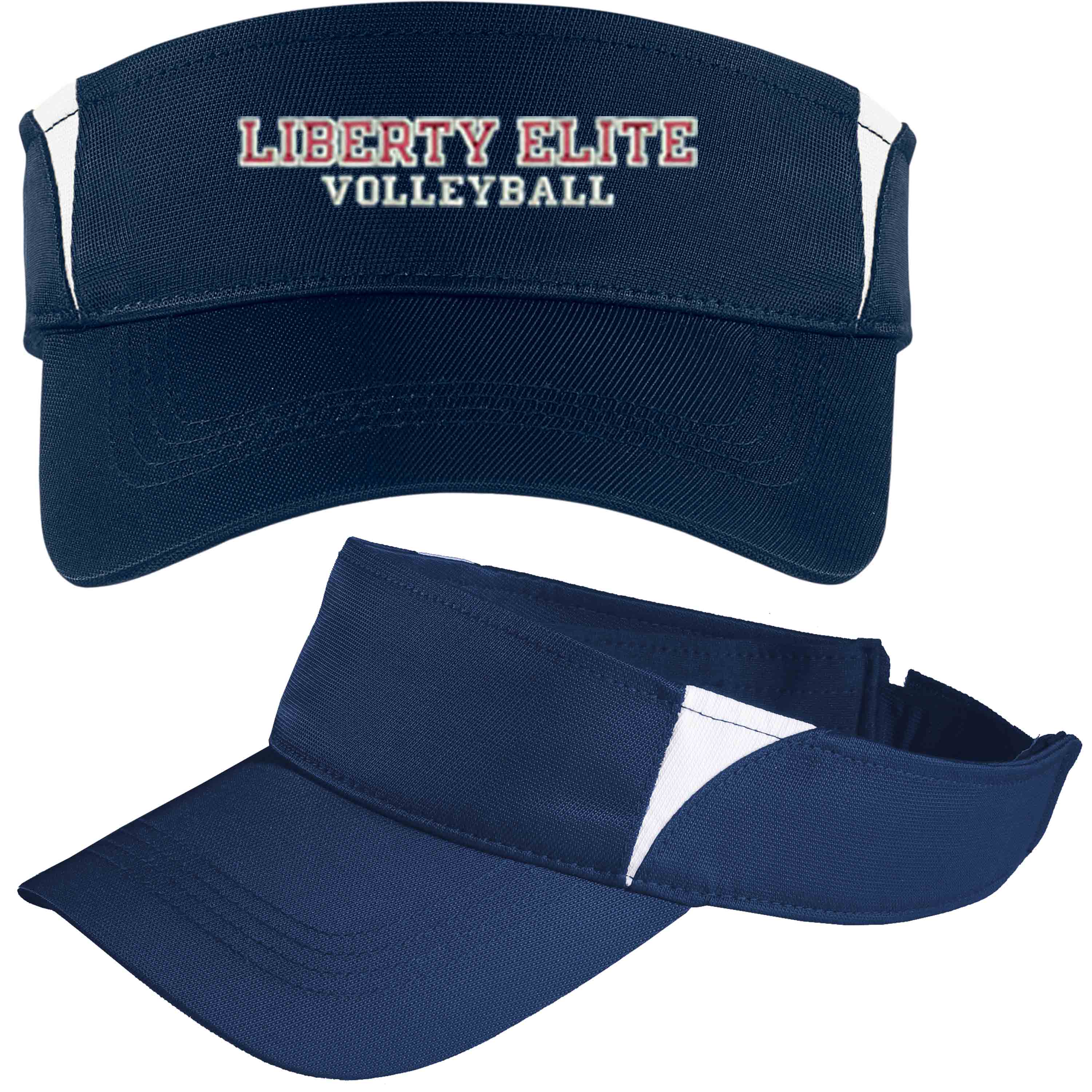 LEZ-STC13NV NAVY/WHITE DRYZONE MOISTURE WICKING VISOR