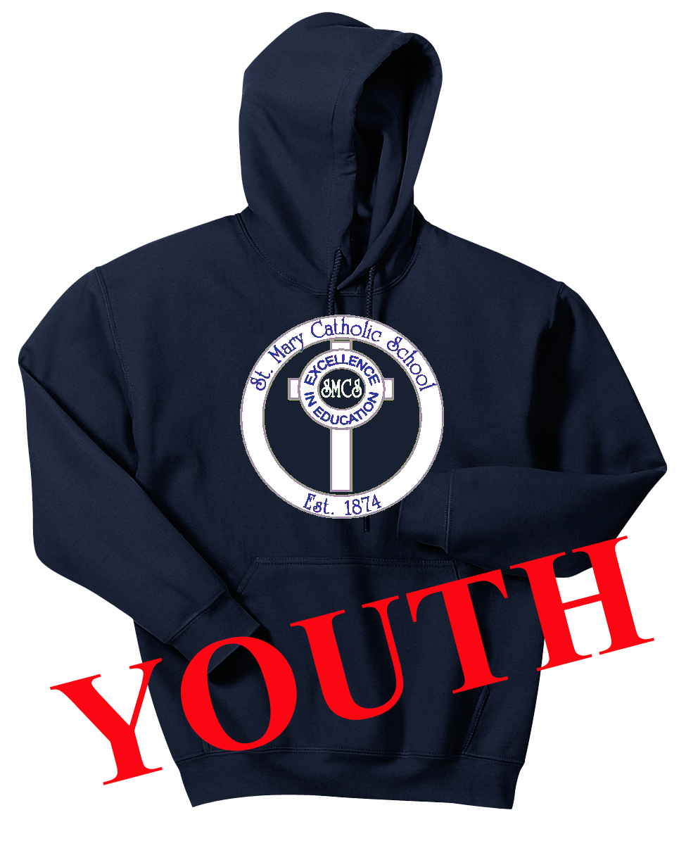 B2Y-18500 Youth Fleece Hooded Sweatshirt