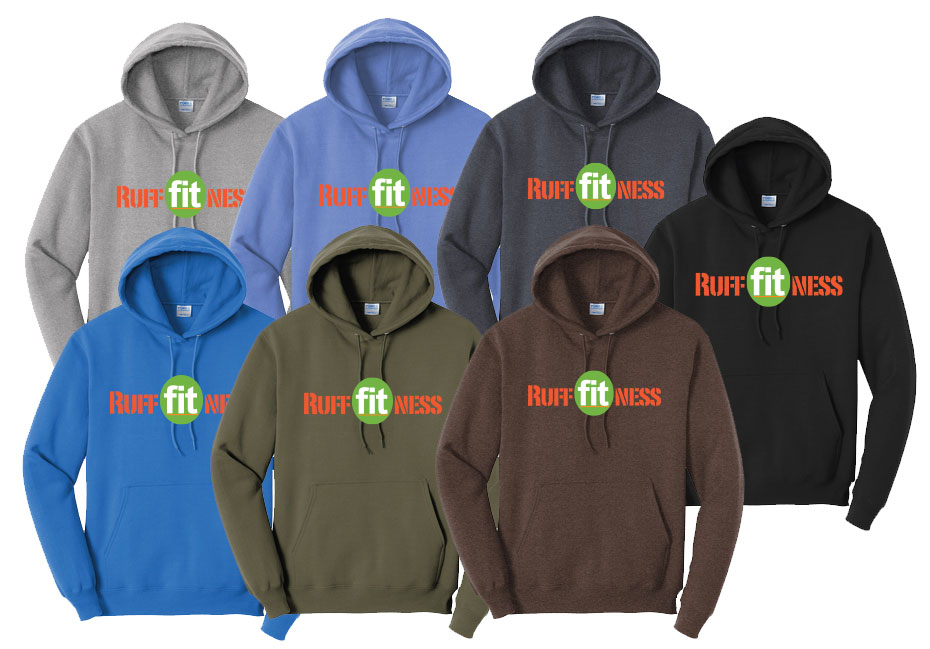 A418500FC Unisex Pullover Hoody with full color logo