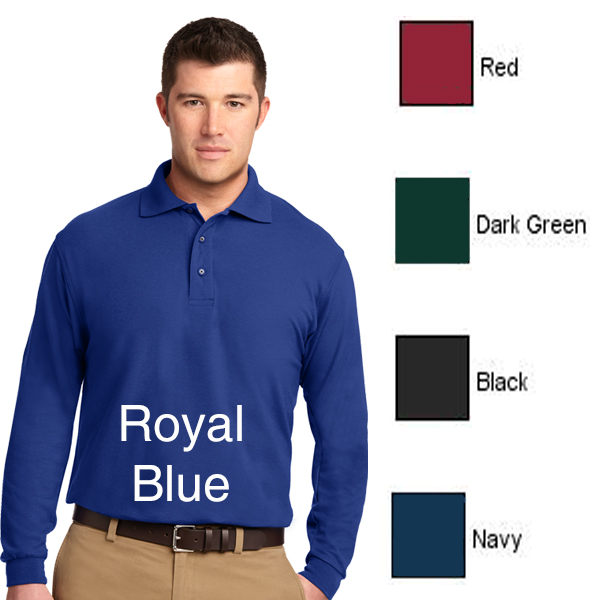 M04-K500LS Men's Long Sleeve Polo Shirts