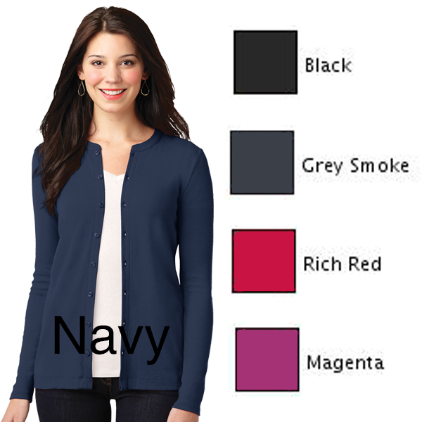 A05-LM1008 Ladies Concept Button Down Cardigan