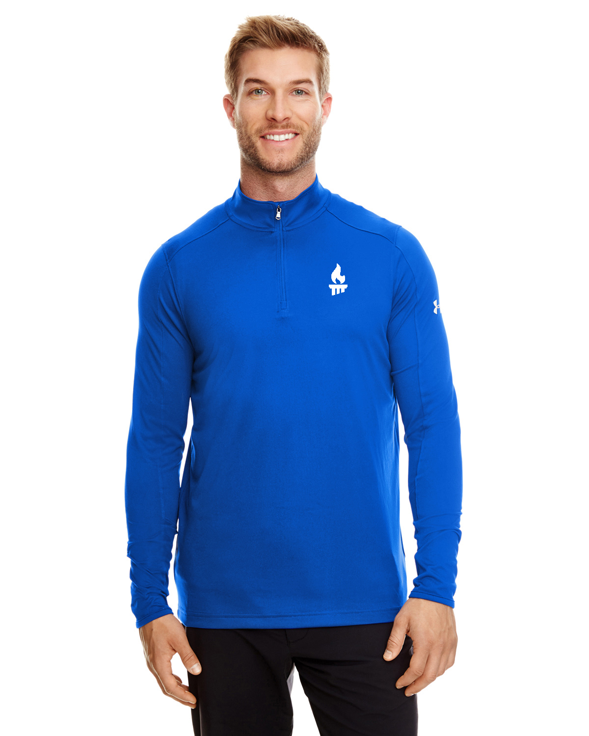 M51300131Roy - Royal Blue Under Armour Men's UA Tech Quarter-Zip