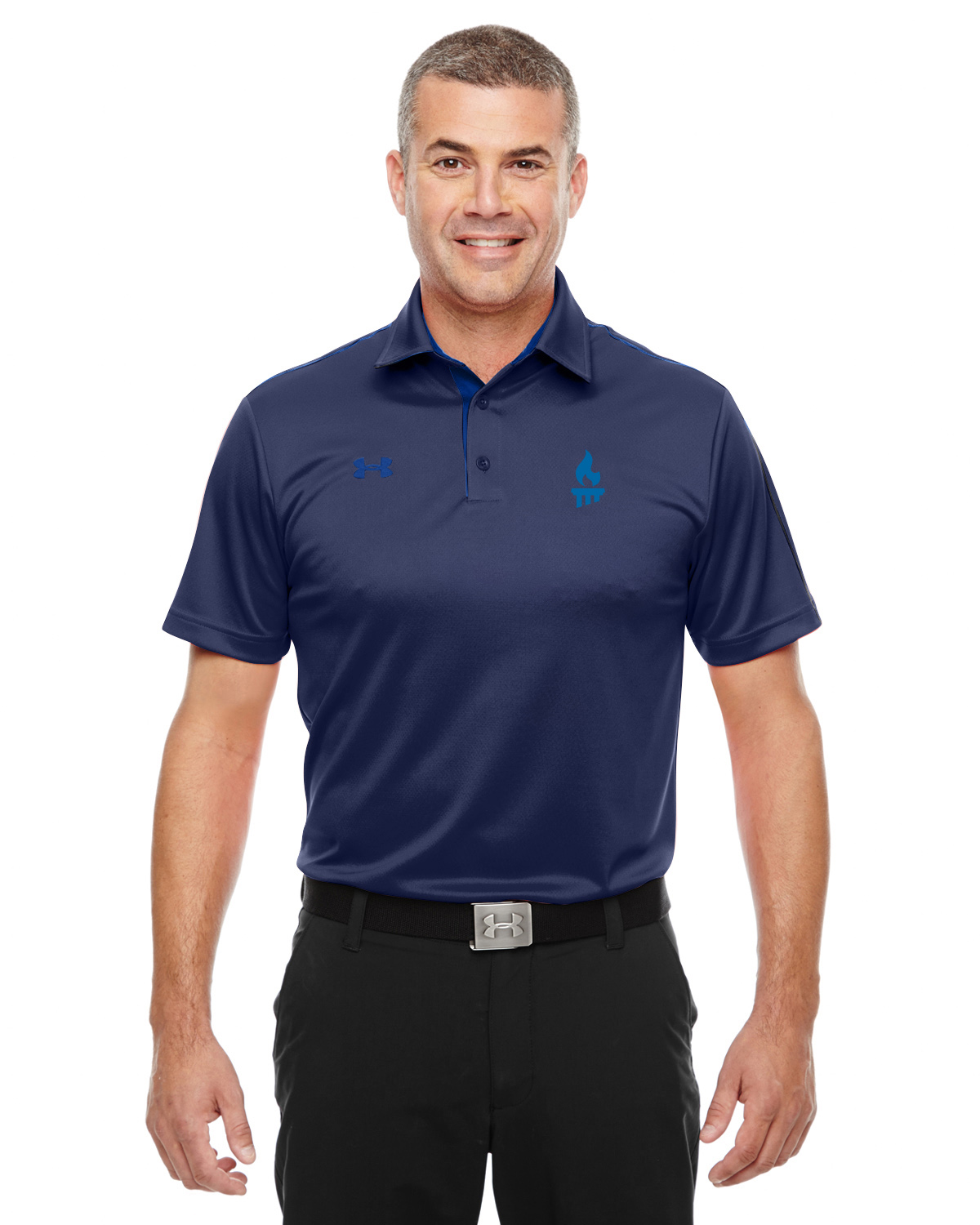 M61283703MidNv - Midnight Navy Under Armour Men's Tech Polo
