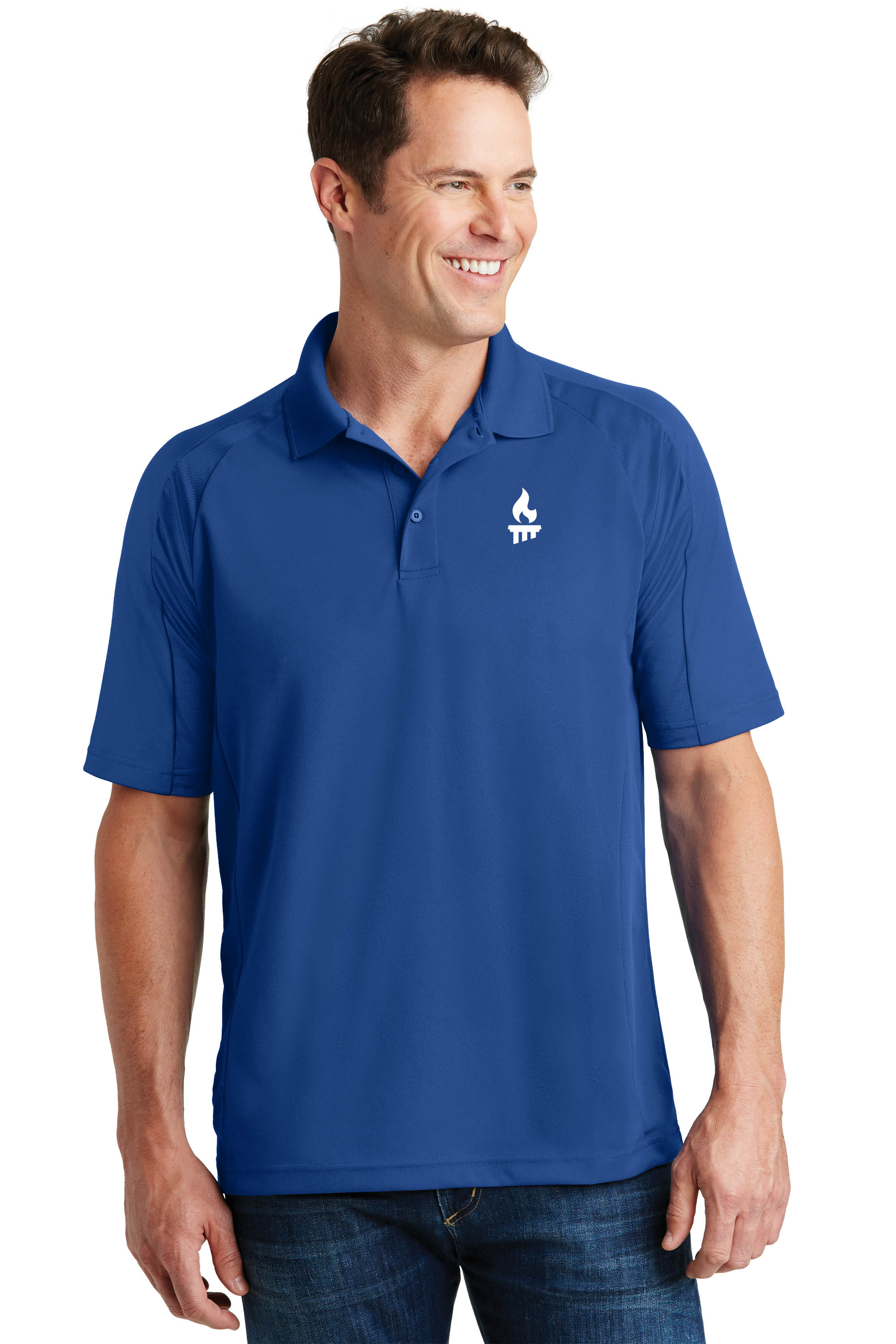 M3T474RoyBl - Royal Blue Sport-Tek Dri-Mesh Pro Polo