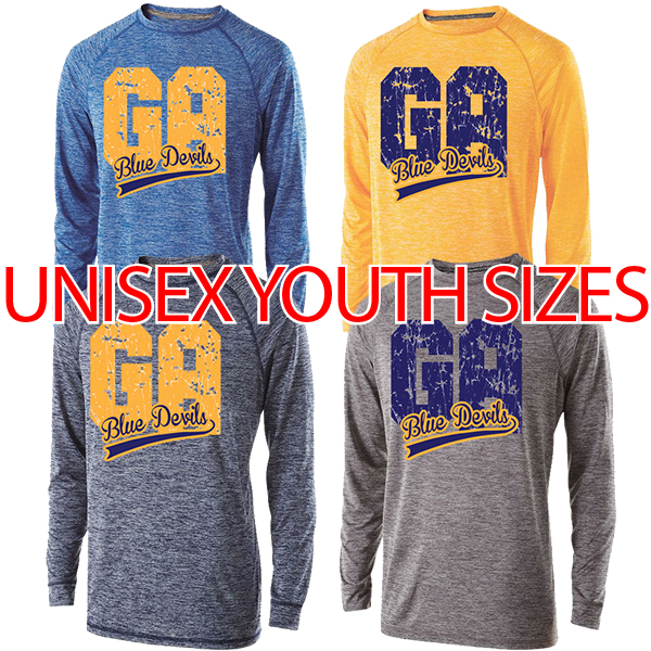 GB05222624 Youth Moisture Wicking Long Sleeve Tee