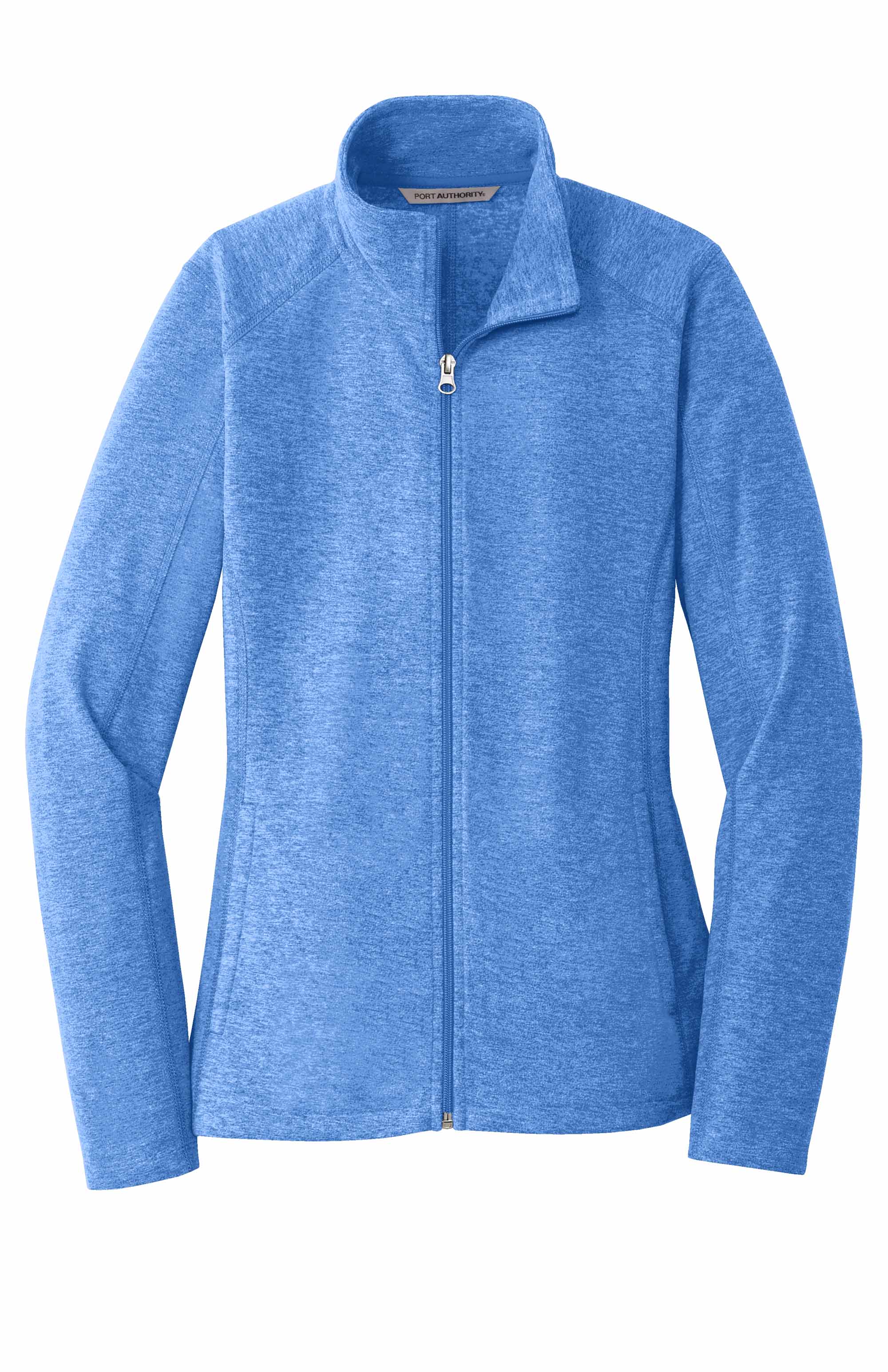 L05L235 Port Authority Ladies Heather Microfleece Full Zip Jacket