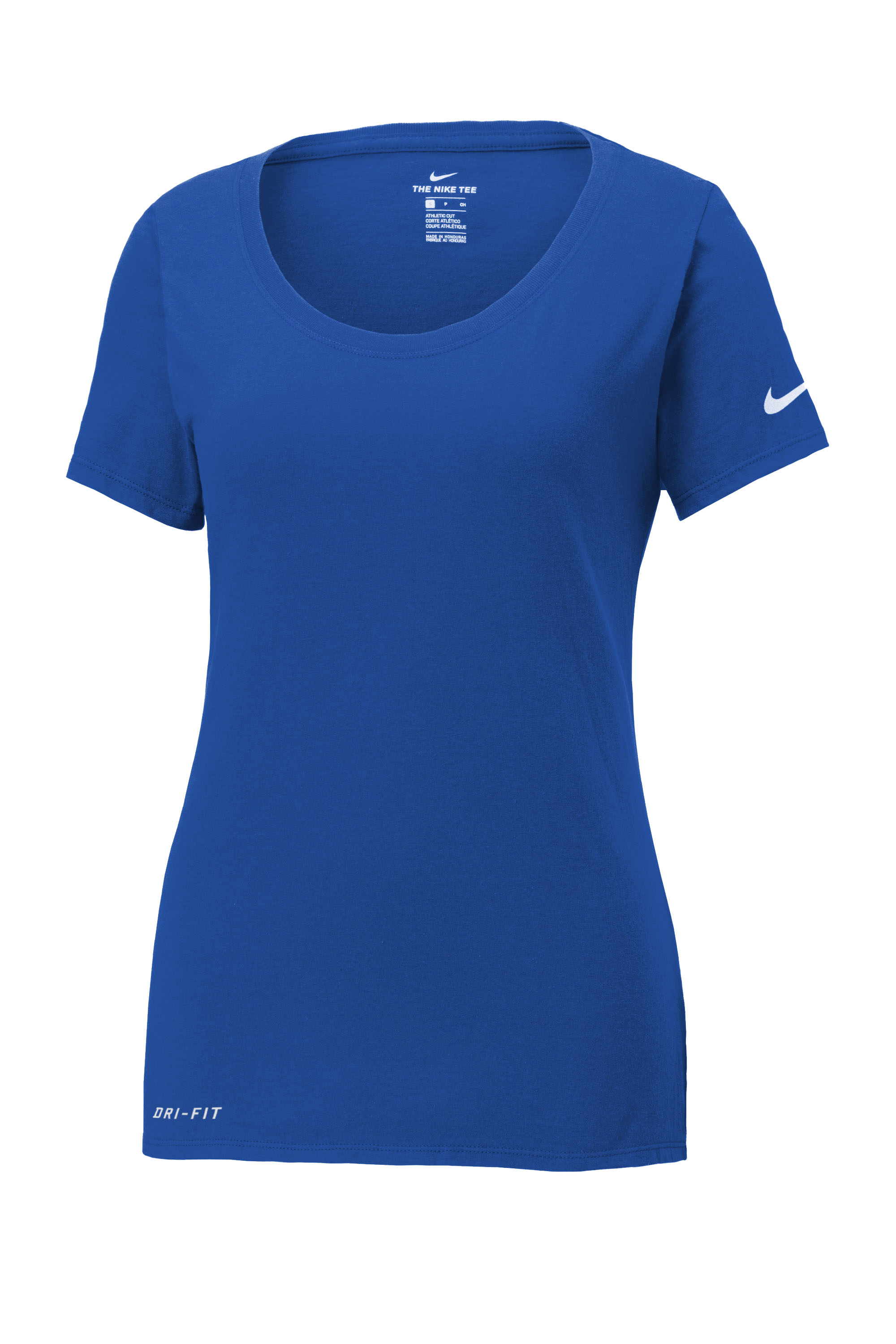 L15NKBQ5234 Nike Ladies Dri-Fit Cotton/Poly Scoop Neck Tee
