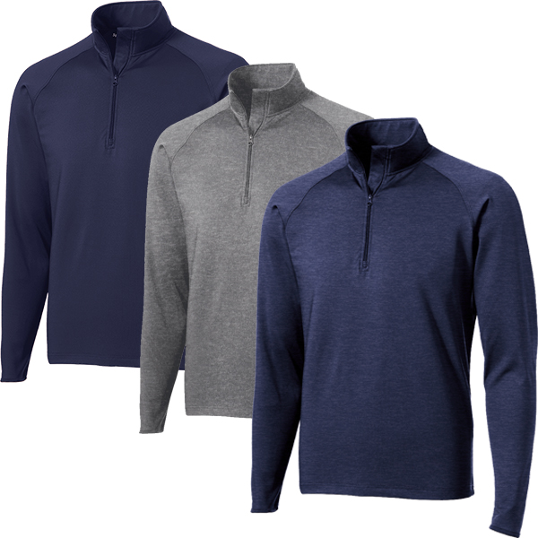 M09ST850 Men's Sport-Wick Stretch 1/2-Zip Pullover