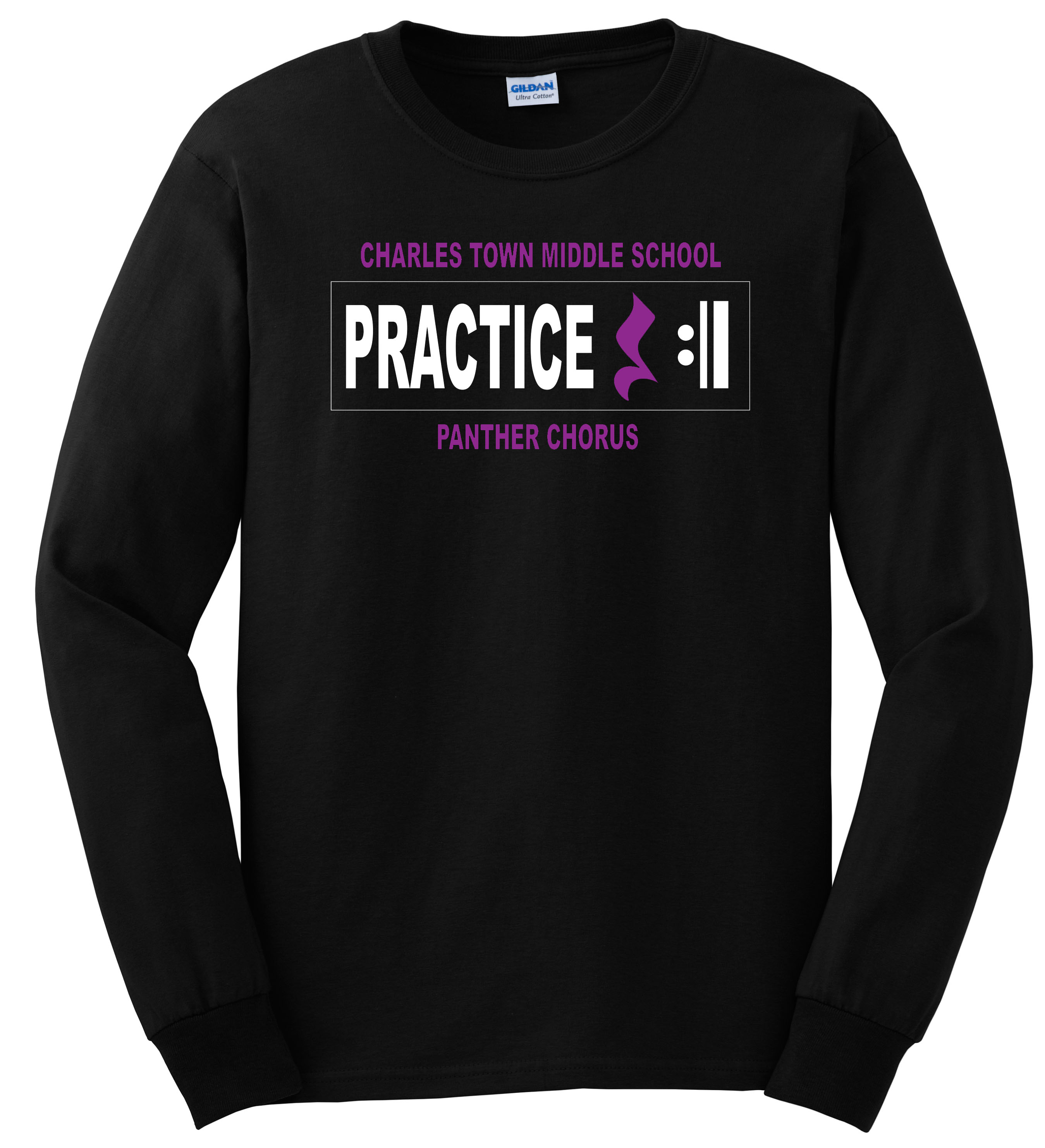 10C2400B Youth CHORUS 100% Cotton Long Sleeve Tee