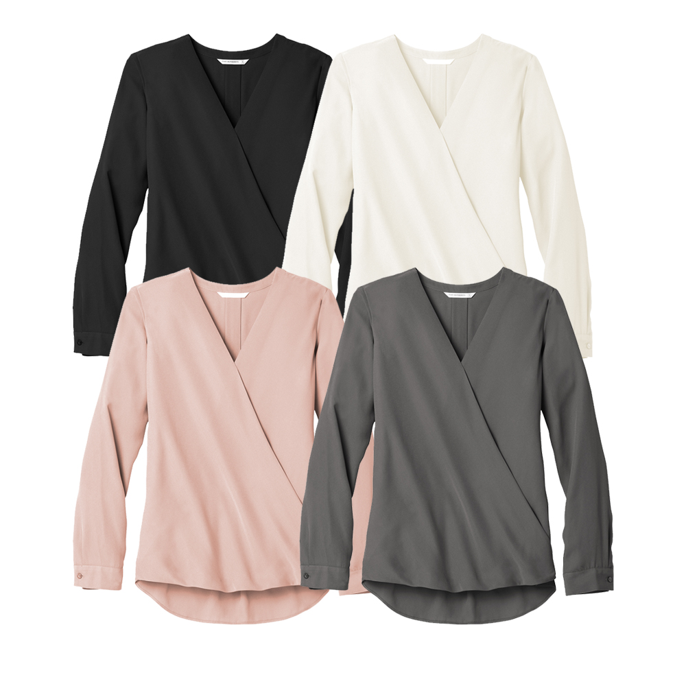 11 Ladies Wrap Blouse