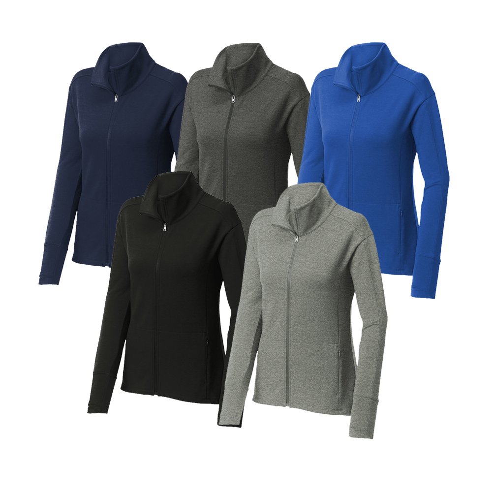 14 Ladies Performance Fleece Full Zip Jacket