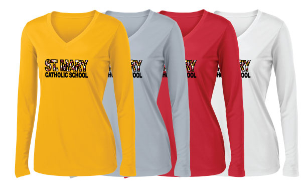 06 Ladies Long Sleeve Moisture Wicking Tees