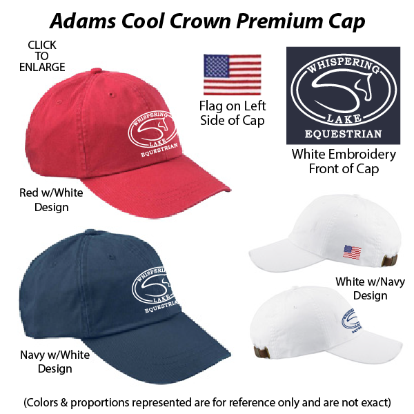 <b>#12-LP104 Adams Cool Crown 6 Panel Cotton Twill cap</b> 