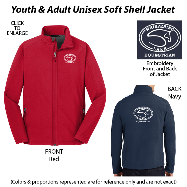 <b>#08-J317 Youth & Adult Unisex Soft Shell Jacket</b>