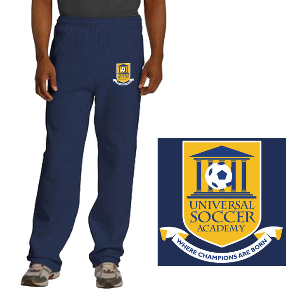 COTTON OPEN BOTTOM SWEATPANTS