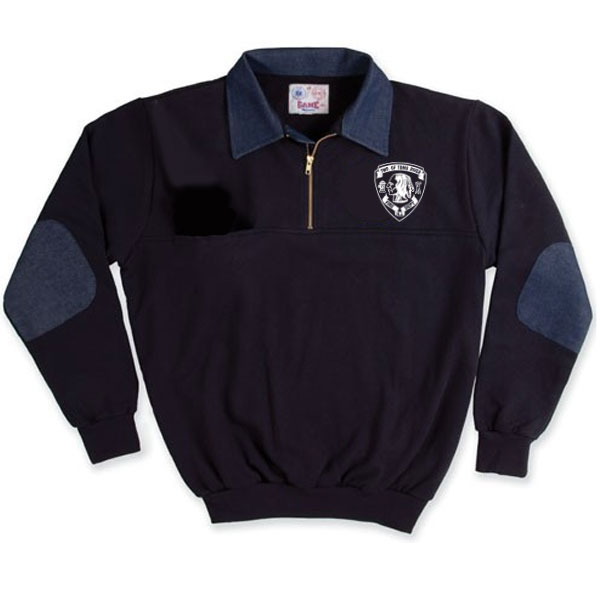8020D TRFD JOB SHIRT WITH DENIM COLLAR