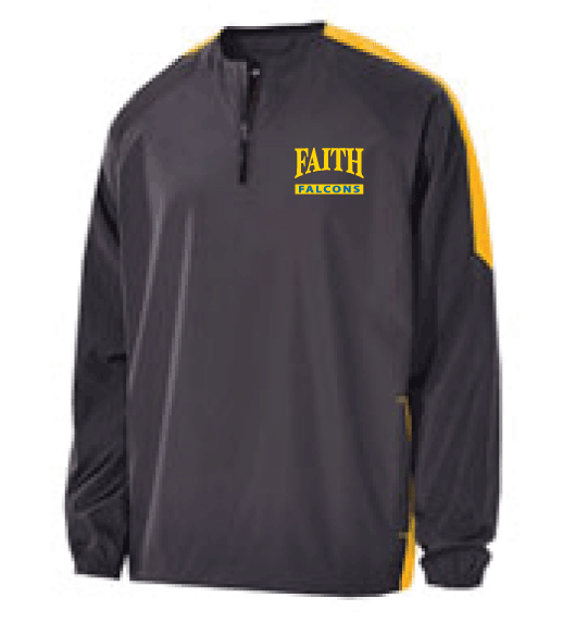 T - UNIFORM APPROVED Gray/Gold Holloway YOUTH Windshirt 229227