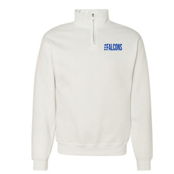 QB - UNIFORM APPROVED Adult 1/4 zip cadet collar sweatshirt 995M